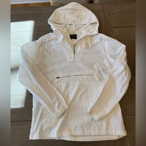 Abercrombie and Fitch White Shirt with Hood